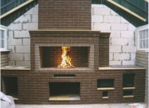 Барбекю фото из кирпича